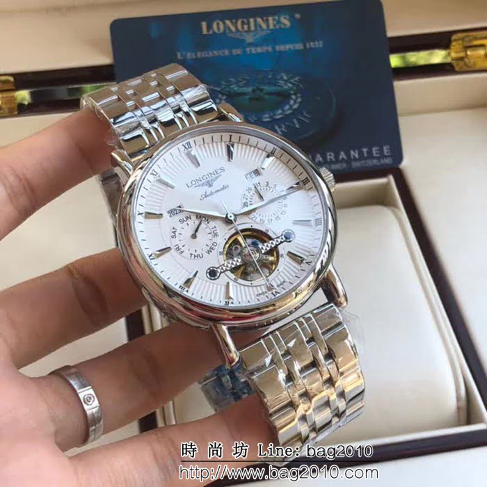 LONGINES浪琴 獨家首發多功能新款 精品男士腕表 WSS1685